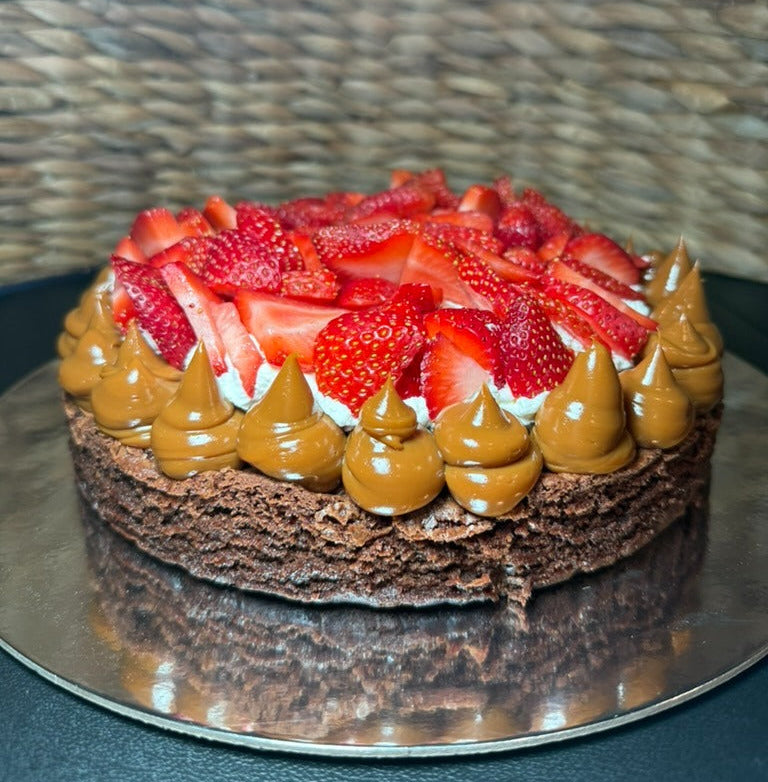 Brownie with strawberry | Sookies