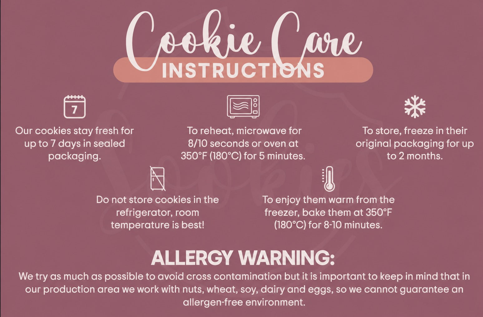 Cookie Care | Sookies